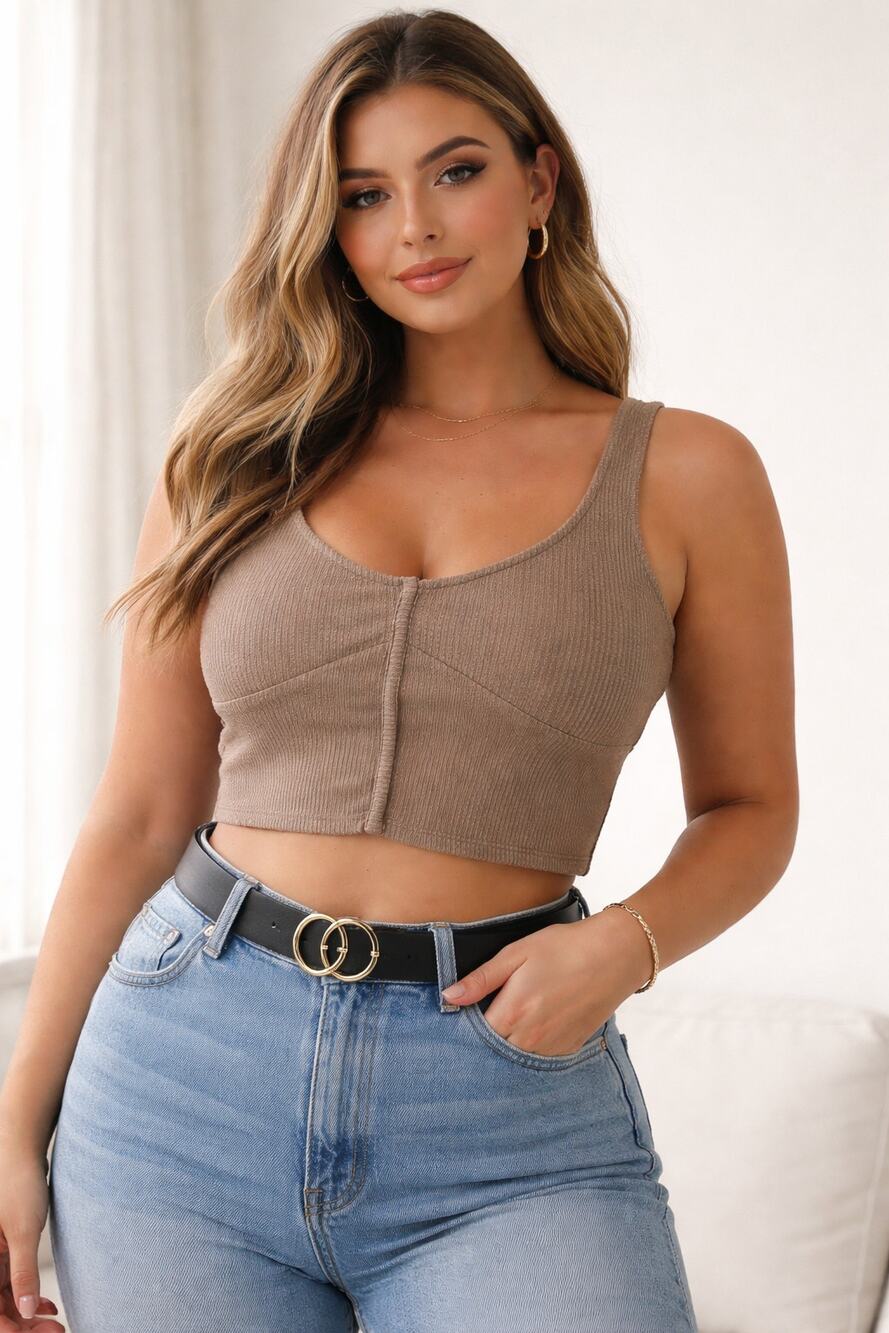 Lulus XL Cropped Tank Top
